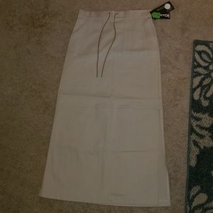 Khaki Maxi skirt